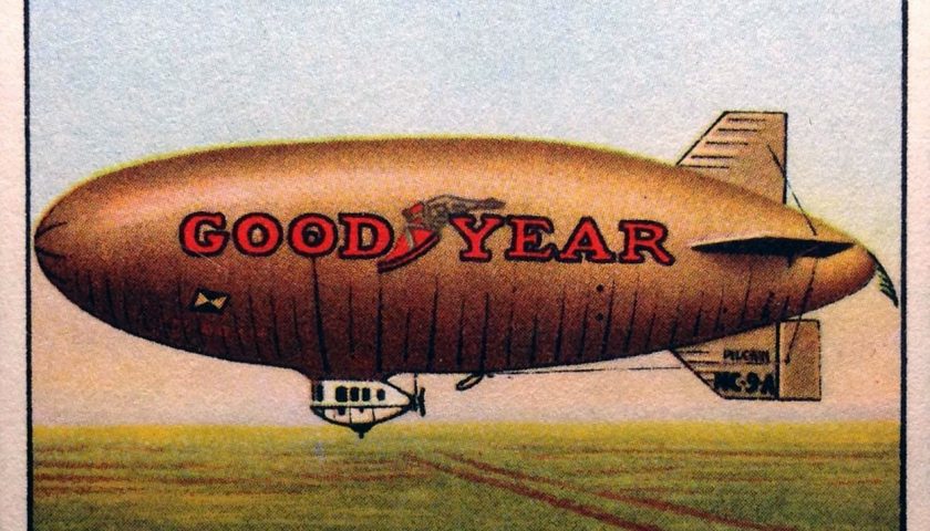 La historia de los dirigibles de Goodyear comenzó con este