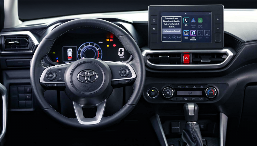 El equipamiento del Toyota Raize es impresionante